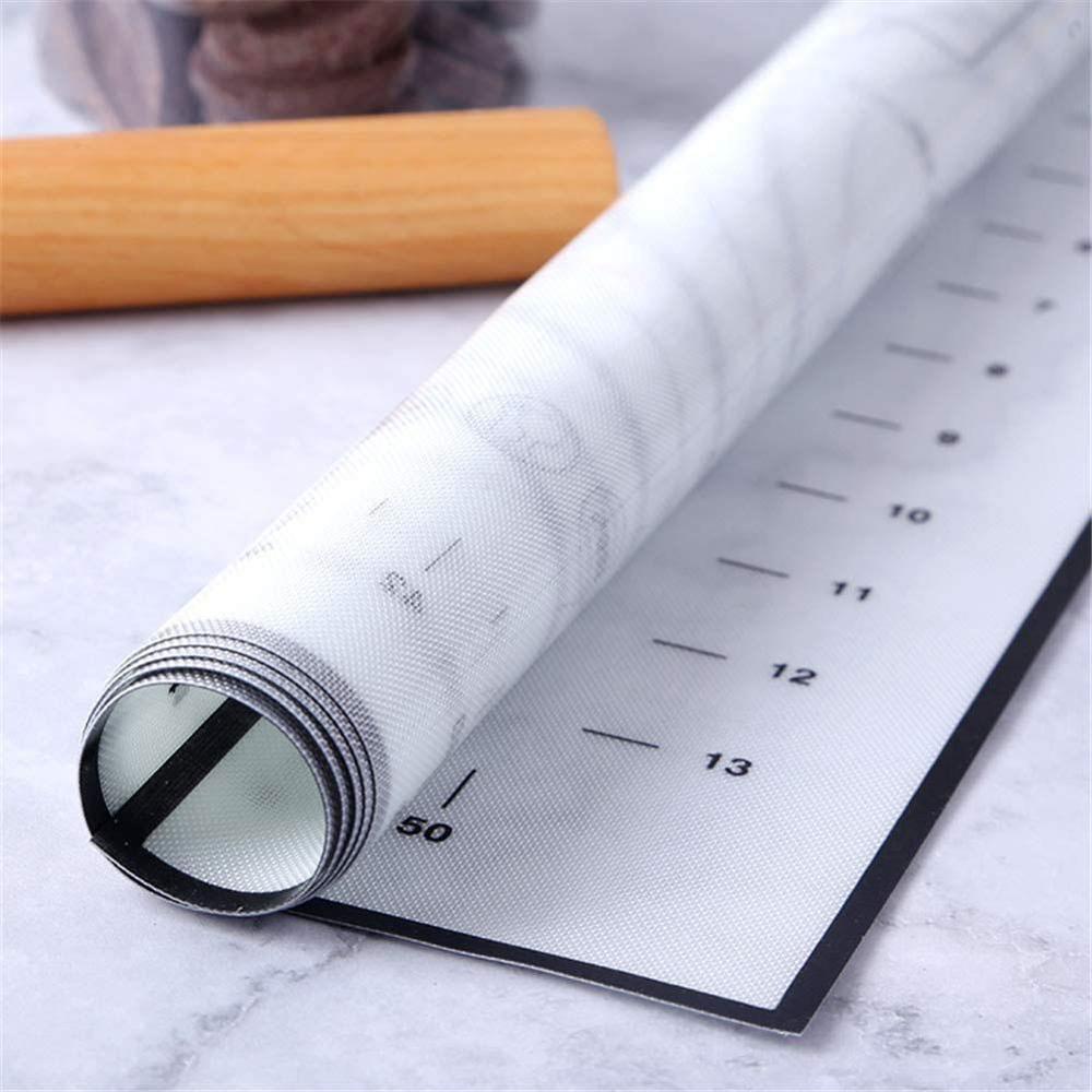 50*40/30*40cm Silicone Baking Mat With Scale Rolling Dough Pad Kneading Dough Mat Non Stick Pastry Sheet Oven Food Grade Liner