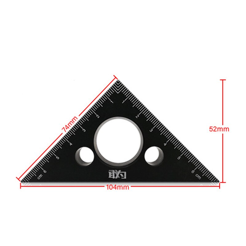 Triangle Ruler Angle Protractor Woodworking Miter Speed Square Measuring Ruler For Building Measuring Carpenter Tools