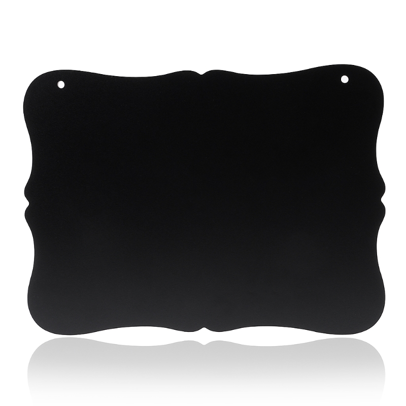 Rectangle Hanging Wood Blackboard Double Sided Erasable Chalkboard Message Board