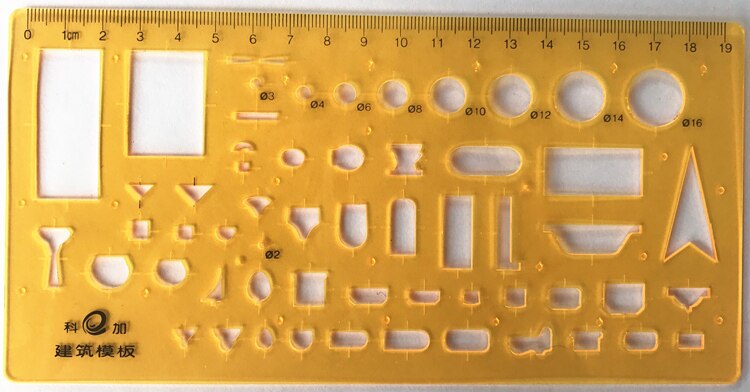 MC regla de plantilla regla de dibujo mecánico y de joyas se puede seleccionar una variedad de estilos: 4003 KJ005