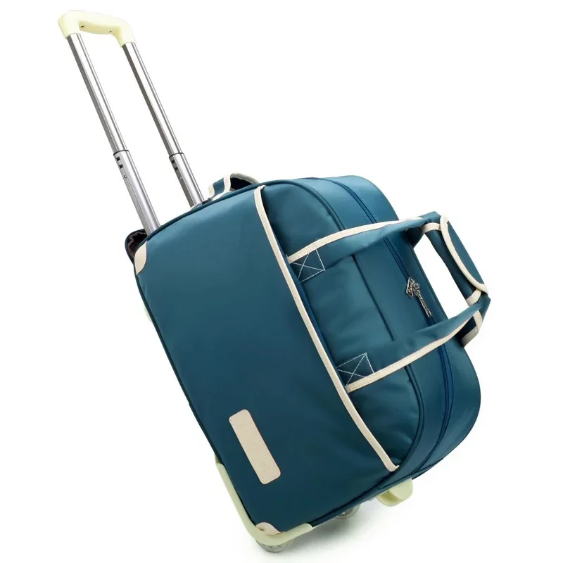 Koffer wochenende tasche Wasserdichte Gepäck big bag Roll Gepäck trolley Gepäck Dame Reise koffer mit Rädern tragen auf
