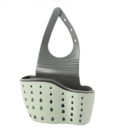 Porte-éponge de selle pour évier Double, égouttoir, blanc/gris: A-blue