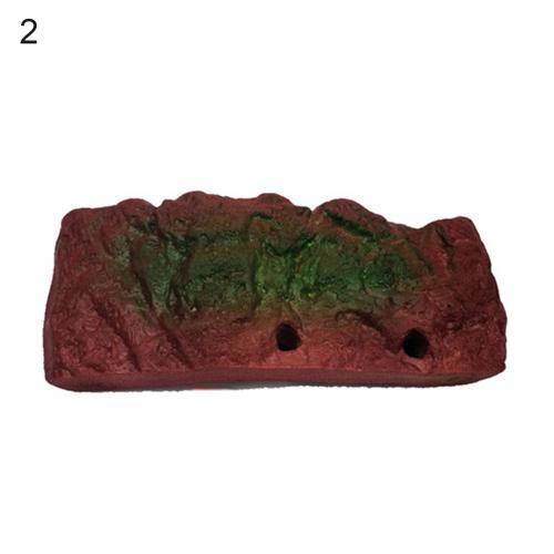 1 Set Schildpad Terras Schildpad Eiland Drijvende Eiland Eenvoudige Installeren Bakeliet Amfibie Klimmen Platform Voor Vis Kom: 2