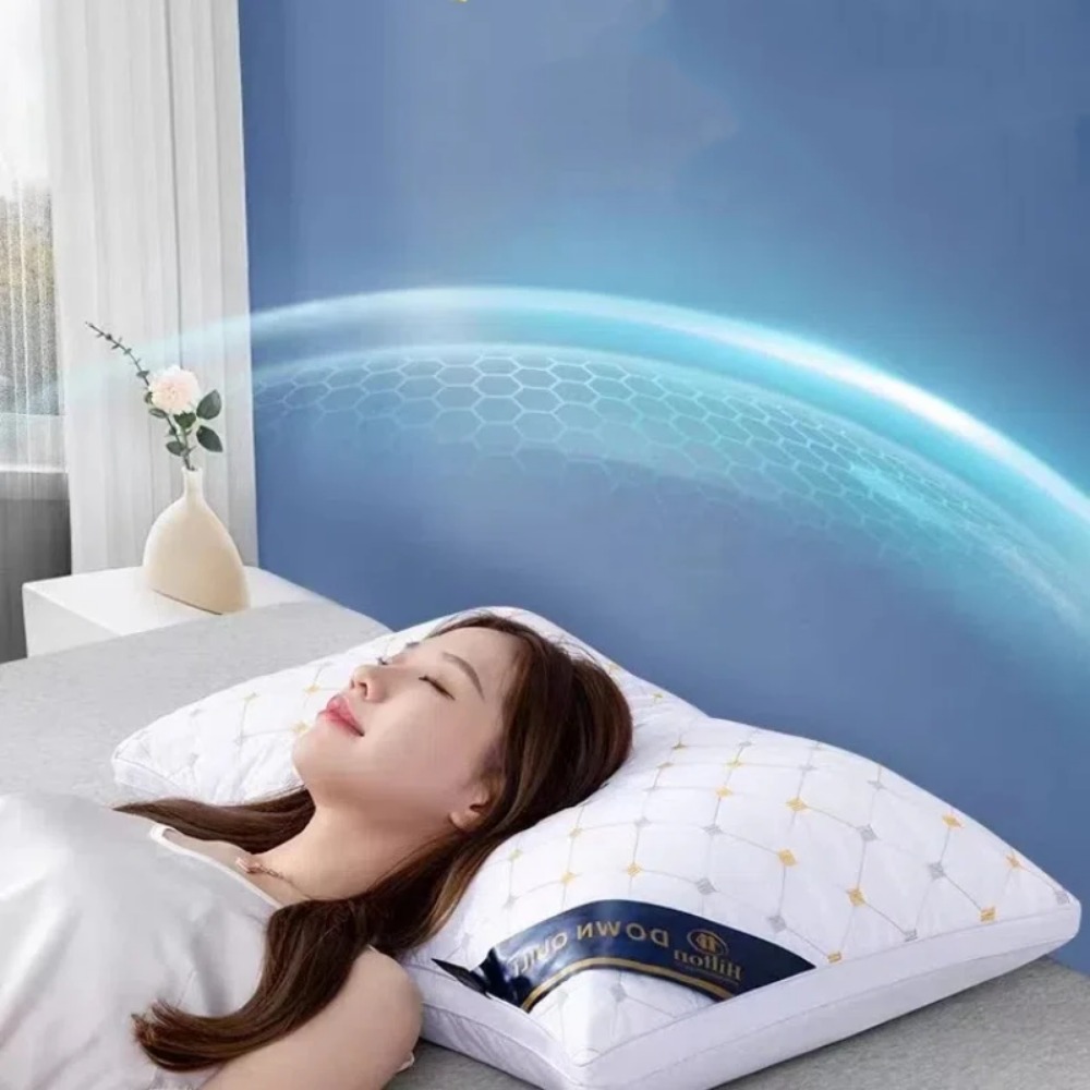 Almohadas de hotel diseñadas específicamente para protección de la columna cervical y ayuda para el sueño Uso doméstico Dormitorio Núcleo de almohada individual