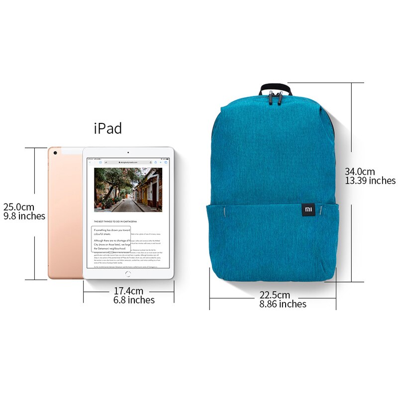 Original Xiaomi Backpack 10L Bag Urban Leisure Sports Pack Bags Light Weight Small Size Shoulder For Mens Women Child Rucksack