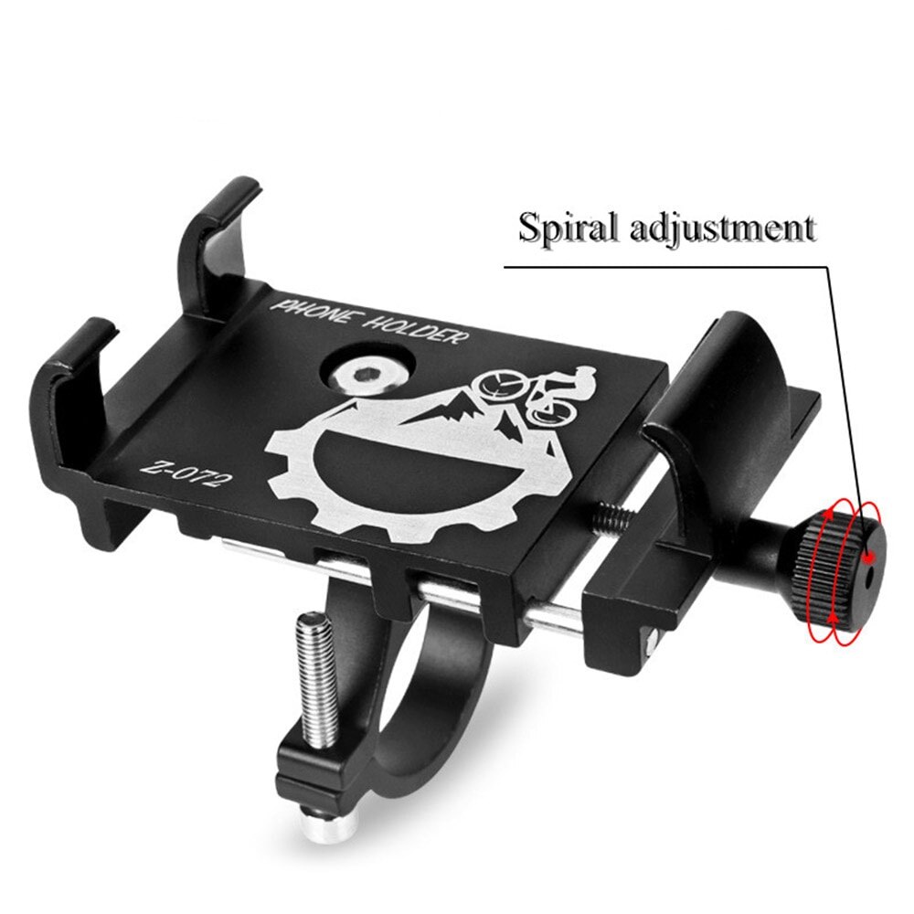 Brand G-81 Aluminum Bicycle Phone Holder for 3.5-6.2 Inch Smartphone Adjustable Support GPS Bike Phone Stand Mount Bracket