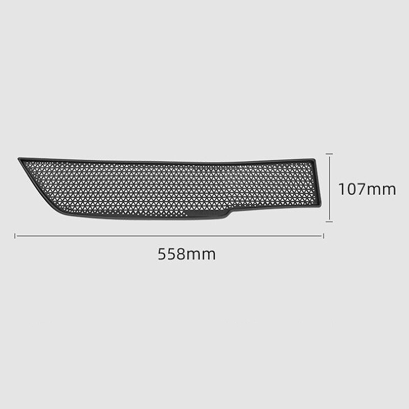 Luftinntaksfilter luftstrøm ventilasjonsbeskyttelsesrammedeksel til tesla modell 3 luftinnløpsgitterdeksel