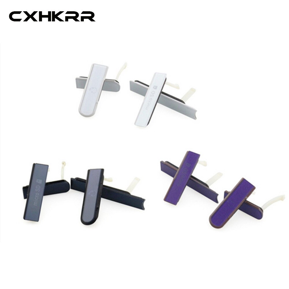Tapa de tarjeta SD + puerto HDMI + tapa de puerto USB + conector de auriculares, cubierta antipolvo para Sony Xperia Z C6603 L36h, novedad de 100%