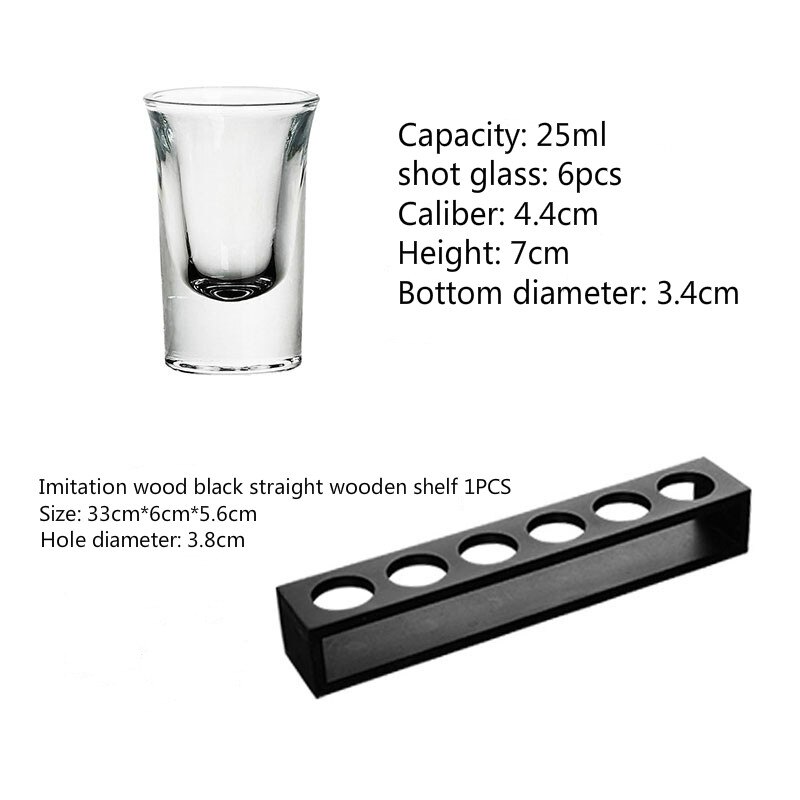 8 Styles Wine Set Shot Glass 25ml 45ml 70ml Bullet... – Grandado