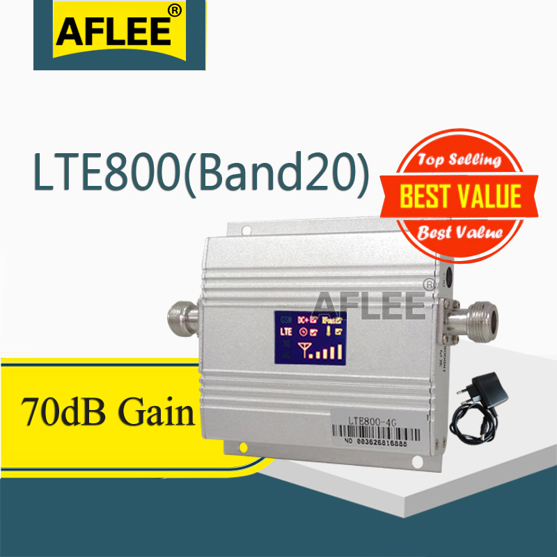 1Stck Band20 LTE 800MHz 4G Netzwerk Handy, Mobiltelefon Signal Booster 800Mhz 4g praktisch Verstärker 4G zellular Signal Verstärker GSM 4g