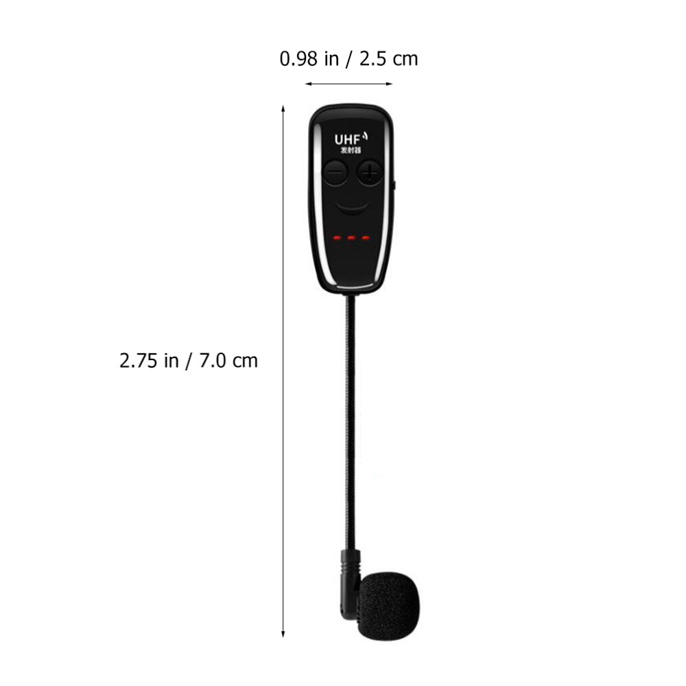 1 ensemble Instrument Microphone clipsable LED affichage condensateur Instrument micro pour trompette Tuba Trombone corne Saxophone