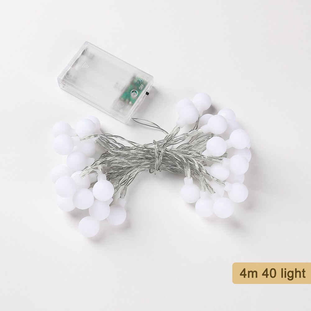 Tiras de luz LED redondas con cielo estrellado, bombillas redondas románticas para acampar, tienda de campaña, atmósfera, cadena de luz colgante para vacaciones, hogar y jardín al aire libre: B