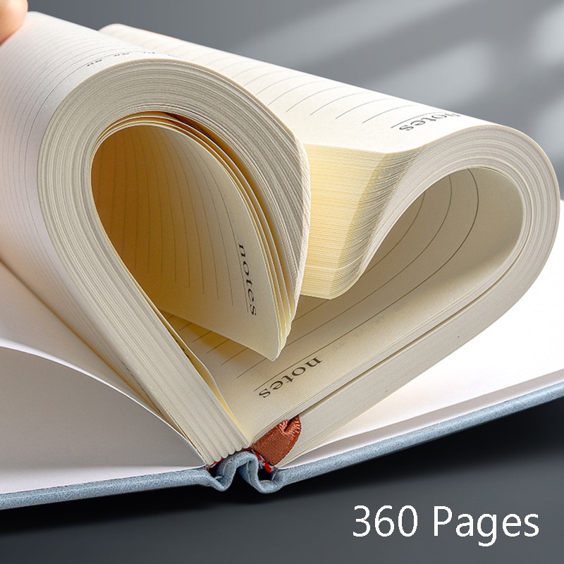 Super Thick Leather A5 Notebook Diary Journal Weekly Planner Agenda Note Books Hasp Business Office Daily Work Notebook Notepad