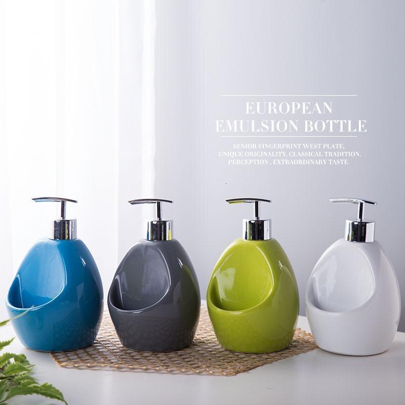 bathroom sanitary ware ceramic hand washing liquid bottle bottle