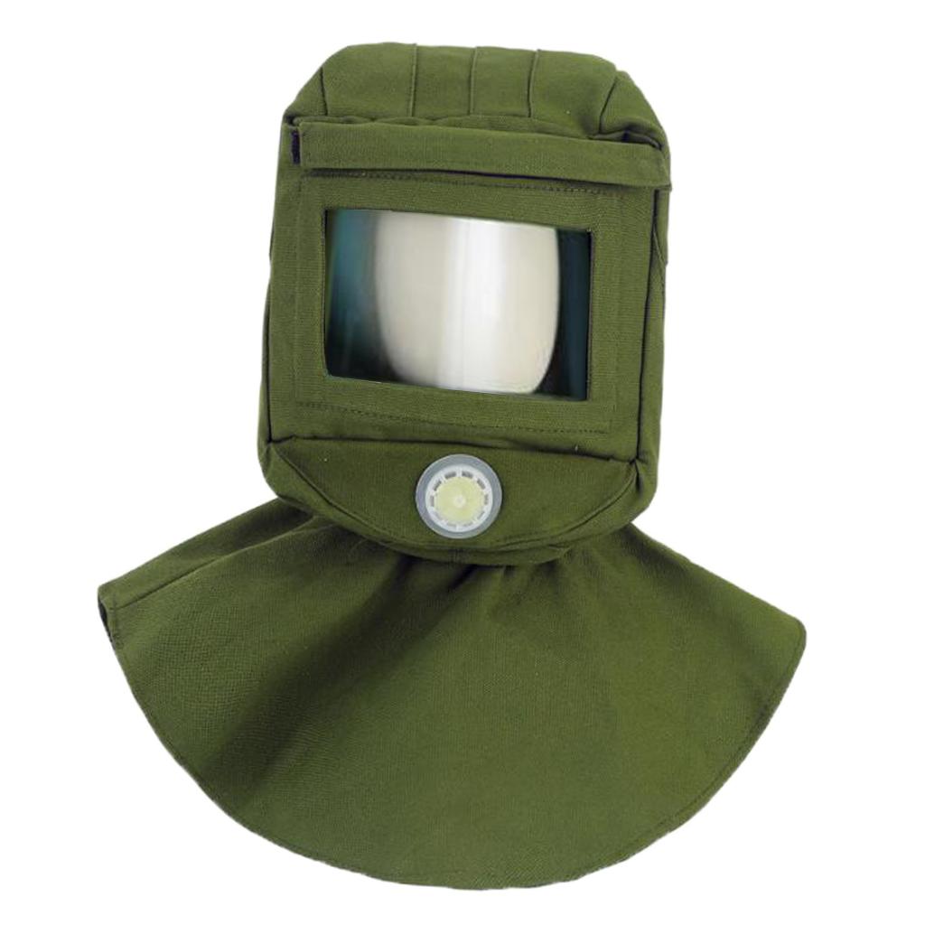Labor Work Protection Sand Blasting Hood Large Viewing Vent for Mild Blasting Dust