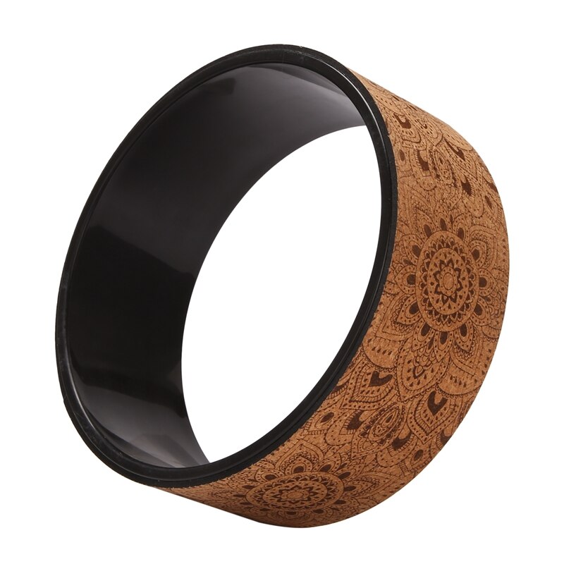 Yoga Wheel Roller Back Roller for Dharma Yoga Pose Backbend Stretching Improving Flexibility and Back Pain Relief