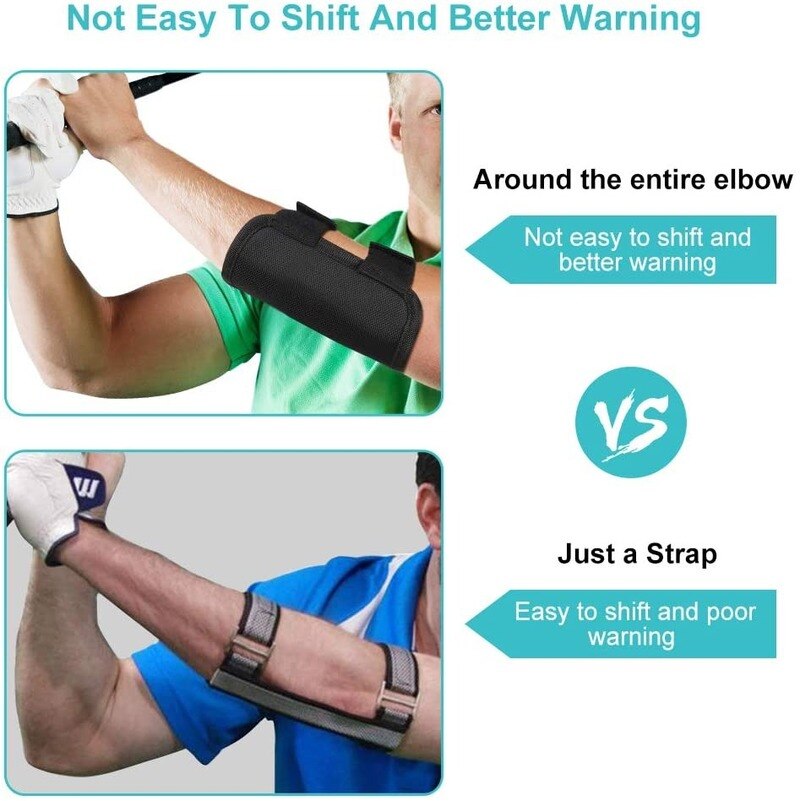 Golf Swing Training Aid Elbow Straight Arm Golf Training Aid Posture Correction Brace of Golf Swing for Beginners Training