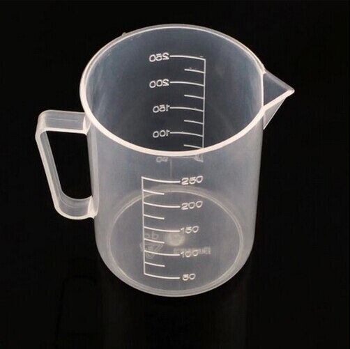 1 ud. Taza de escala de medición Digital de plástico FDA PP de 6 tamaños, utensilios de cocina de vidrio para medir, utensilios de cocina para cocinar J0852
