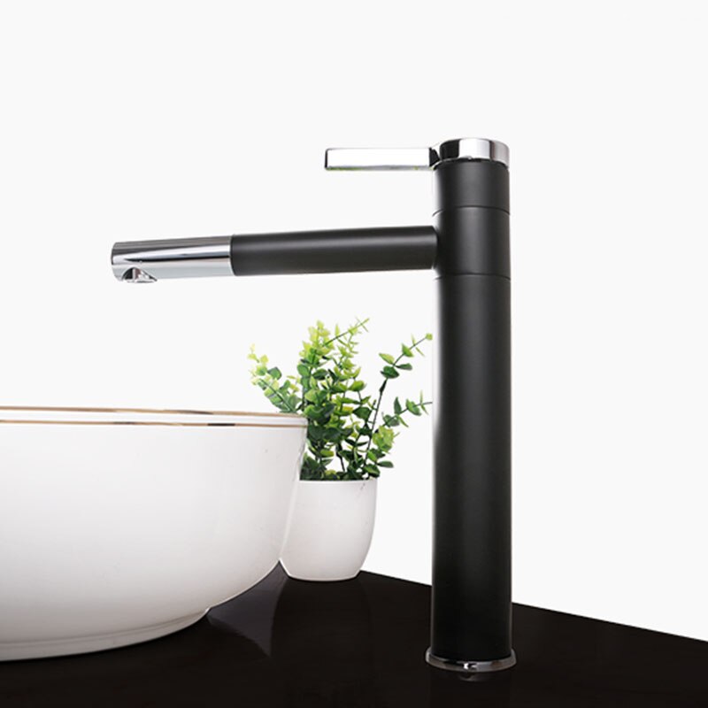 360° Rotating Style Home Multicolor Bathtub Faucet And Cold Faucet Black White Bathroom Basin Faucet