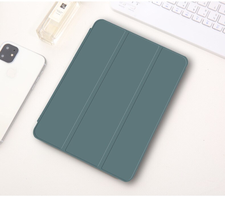 IPad Mini 6 Case odpinany magnetyczny Cove 2021 dla iPad Pro 11 Case 11 12.9 Cal dla iPad Pro 12 9 Case z ołówkiem Holde: Dark Green / Pro12.9 3rd 4th M1