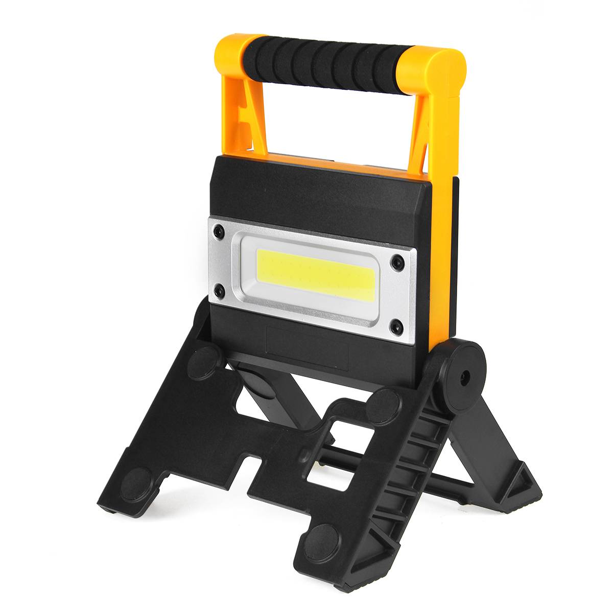 Lámpara de trabajo COB de 300W, linterna LED portátil, impermeable, de 4 modos, foco portátil de emergencia, reflector recargable para luz de Camping: S