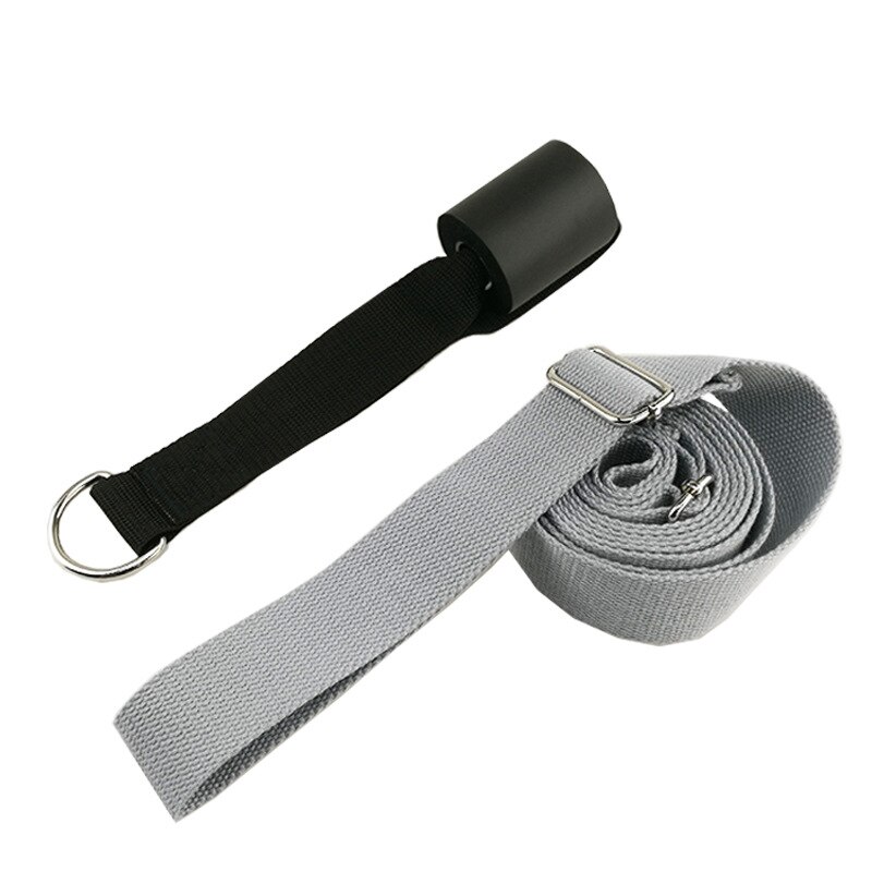Stretcher-Strap door Flexibility Stretching Legs Stretcher Strap for Ballet Cheer Dance Gymnastics Trainer Yoga Flexibility Legs: gray