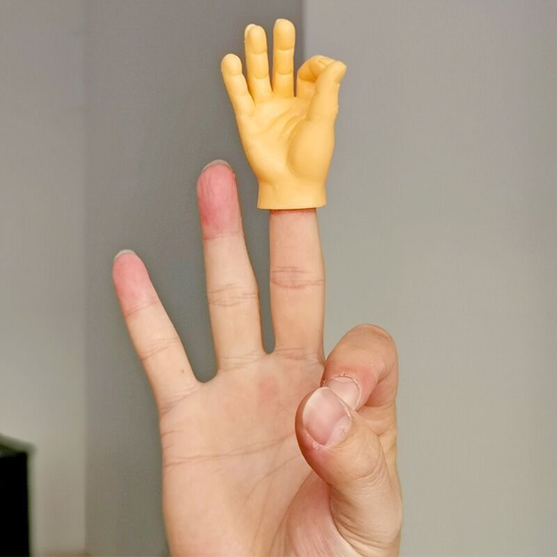 Finger Puppet Mini Finger Hand Tiny Hand with Left Hand and Right Hand for Game Party for Pet XR