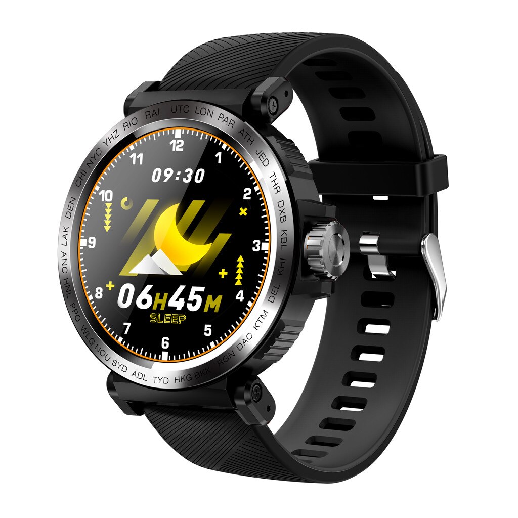 full screen touch waterproof men's sports heart rate monitor smart watch sports performance#30