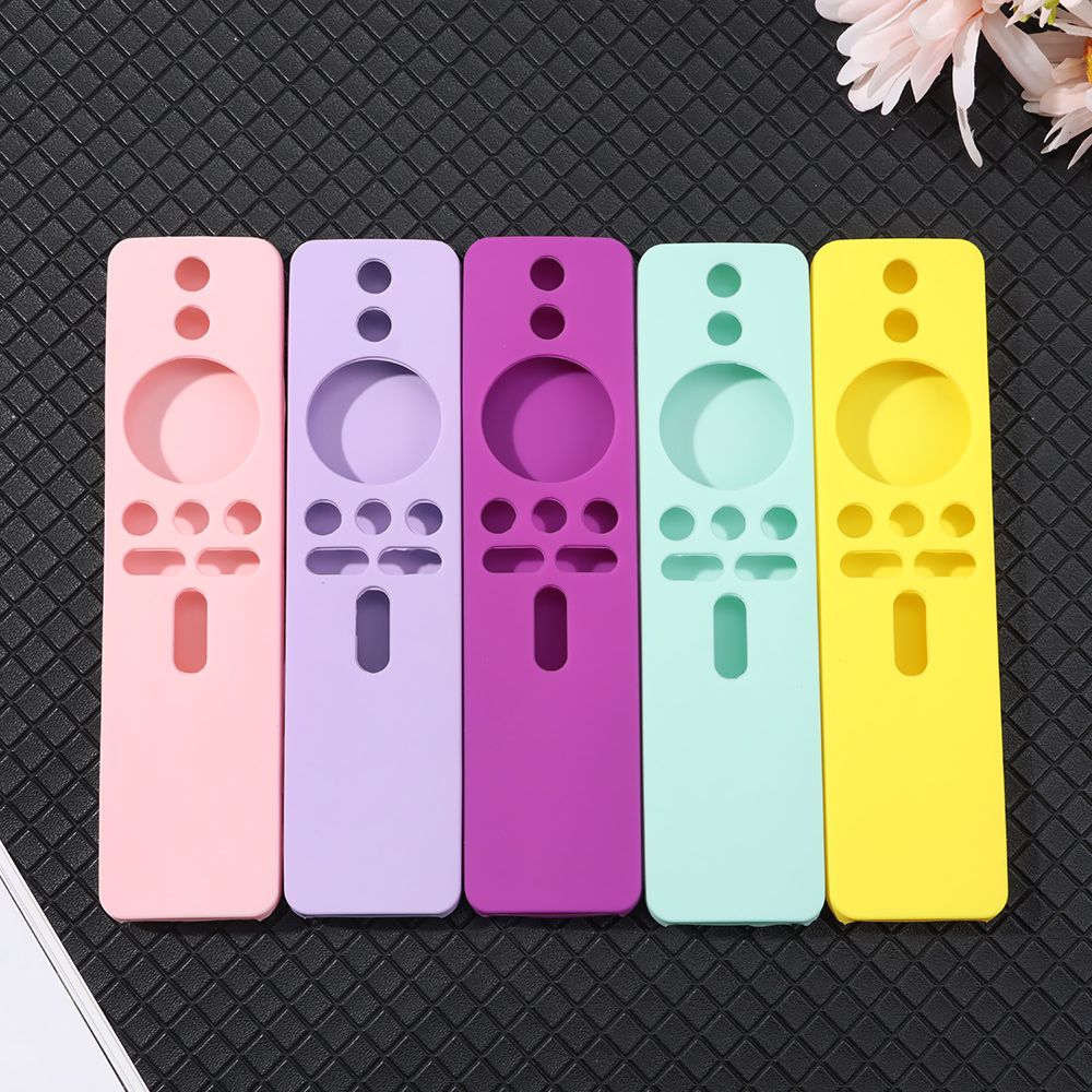 Soft Silicone Remote Control Shockproof Protective Case for Xiaomi Mi Box S/4X Remote TV Stick Cover Soft Plain Home Accessories