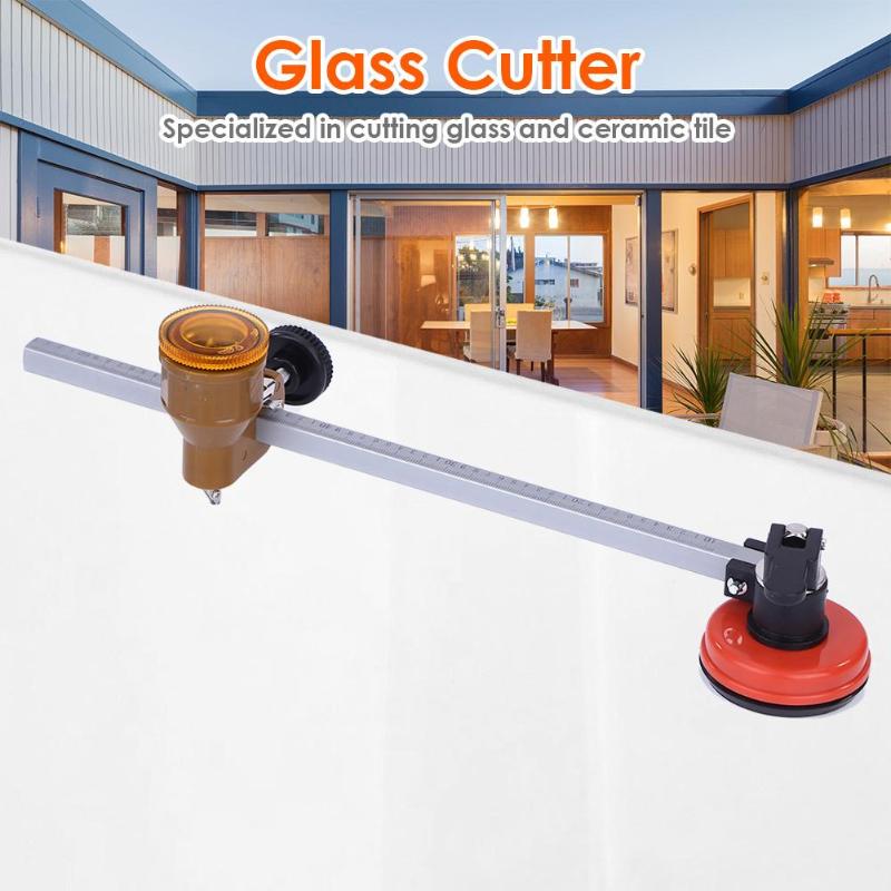 Glaskniv multifunktionsvalsetype cirkulær glasskærer træbearbejdningsskæreværktøj til skæring af glas / keramikfliser