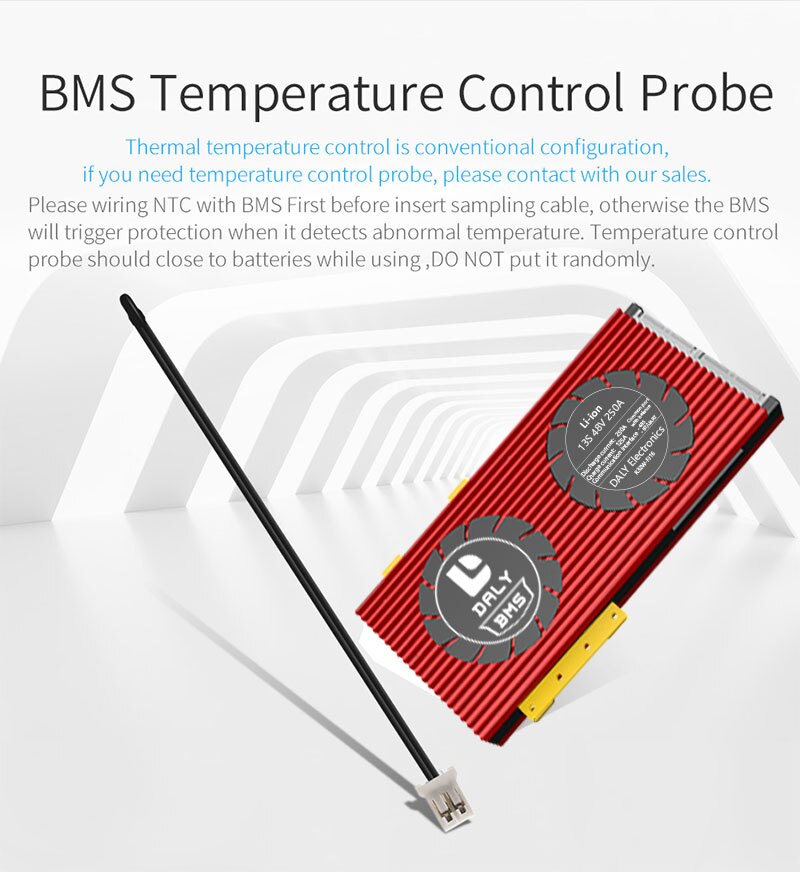 NTC Thermistors NTC Temperature Sensors For Daly Smart BMS Temperature Control Probe Daly BMS Accessaries