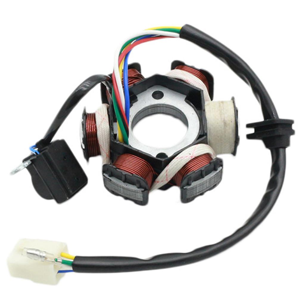 6 bobinas de 5 hilos 50cc 110cc 125cc 150cc Scooter ciclomotor bicicleta ATV Quad Magneto Estator