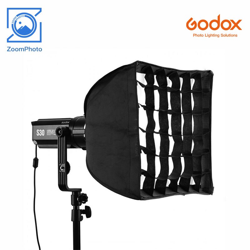 Godox SA-30 Softbox Met Grid 30Cm X 30Cm Accessoires Perfect Voor Godox S30 Scherpstellen Led Video Licht
