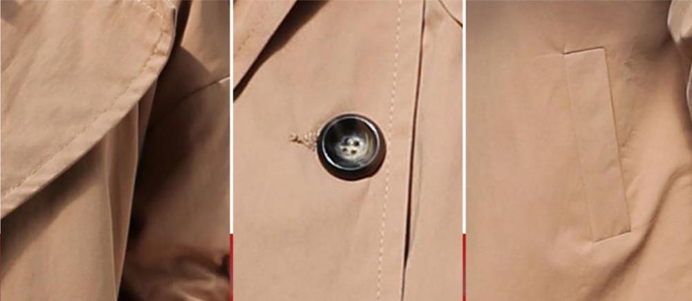 4-14y Girls coat autumn overcoats flare sleeve children's clothing jackets pockets medium-long kids outerwear