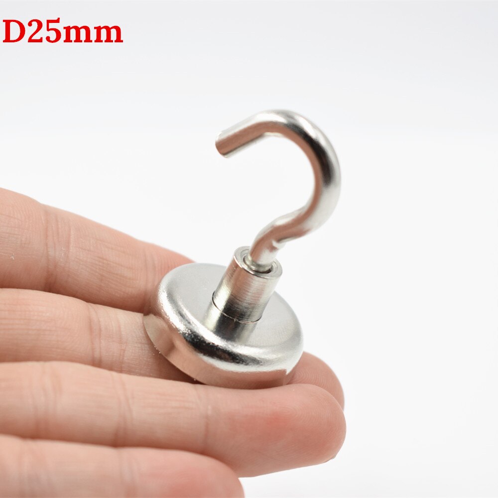 2 stk neodymmagnetkrog superkraft stærk mini magnetisk cirkulær bøjle forbundet hjem køkken væg holder køleskabsbøjle nyttigt