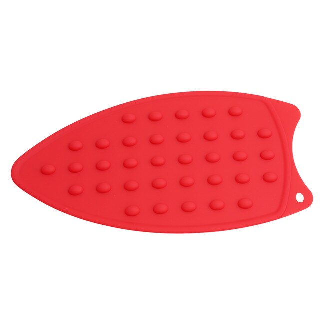 Silicone Iron Protection Rest Pad Mat Rest Ironing Pad Insulation Boards Safe Surface Iron Stand Mat: red