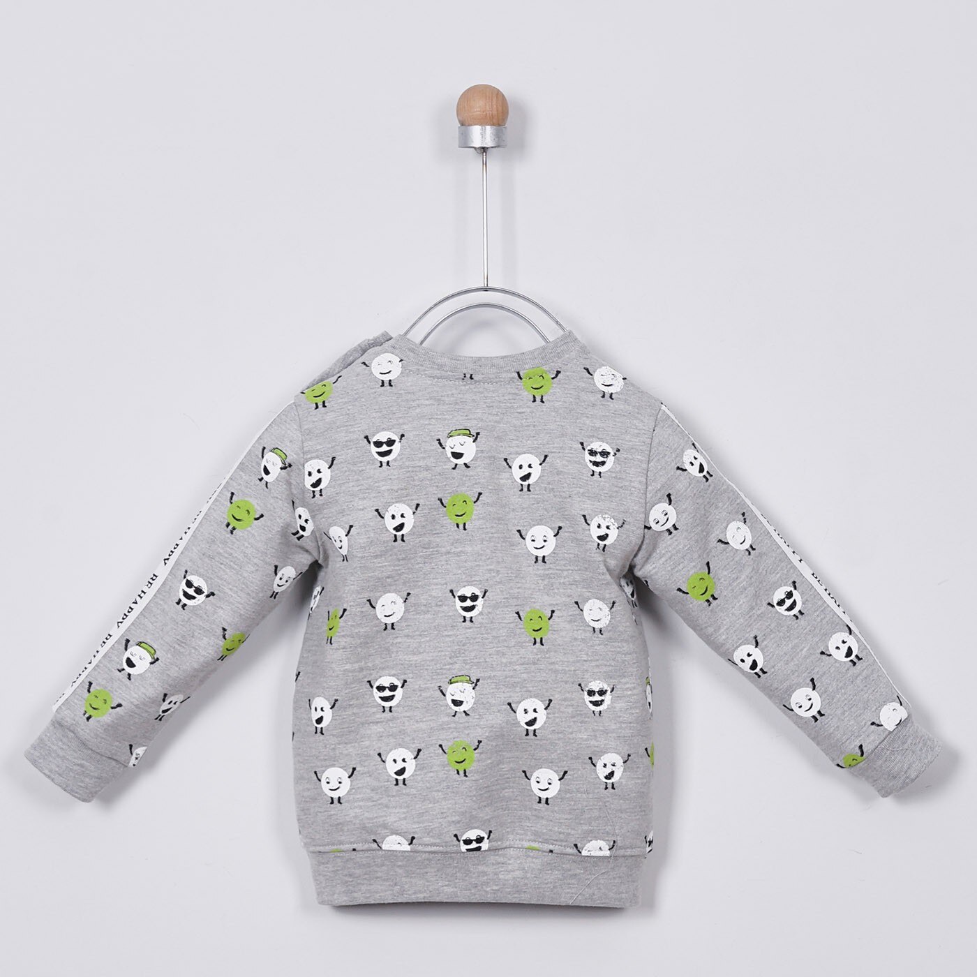 Panço baby & børn små drenge hættetrøjer sweatshirts grå langærmet børnetøj