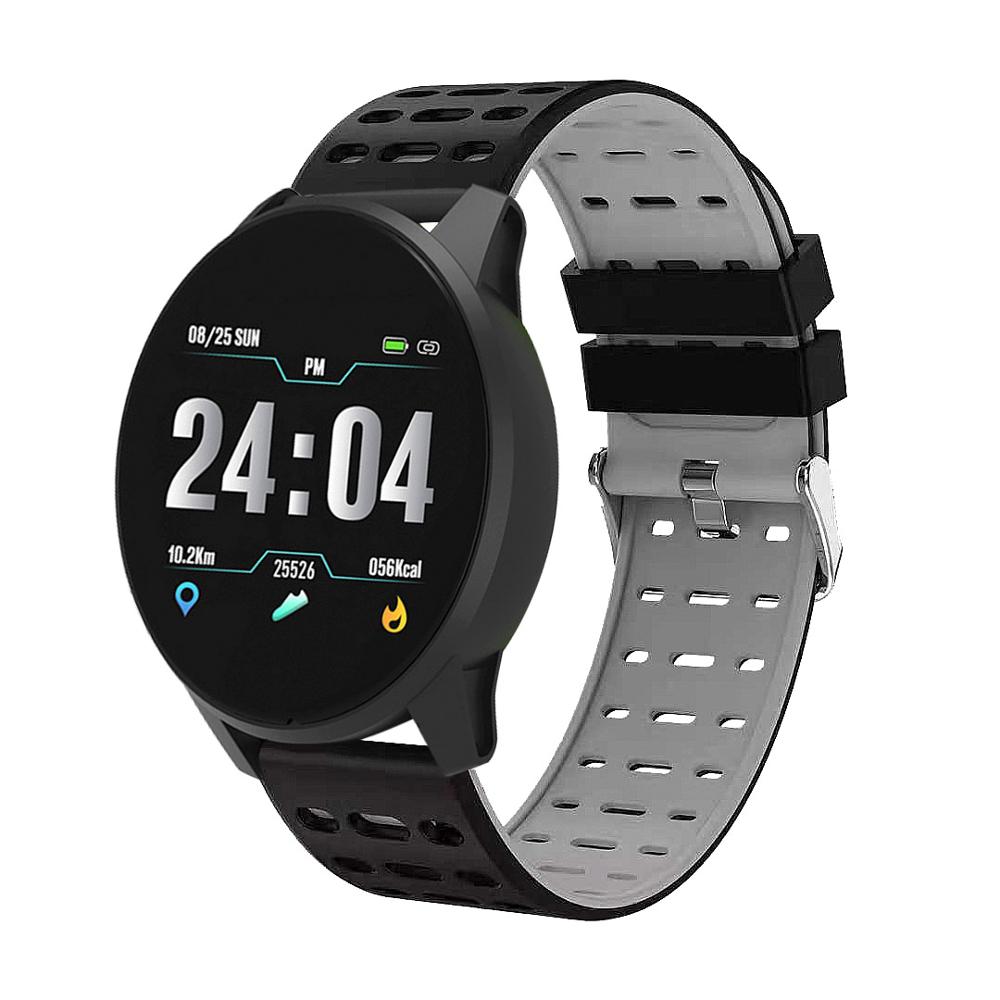 Sport Herren Digital Uhr Smart Uhr Männer Frauen Schrittzähler Rekord Herz Rate Monitor Smart uhr für Android und ios: 3