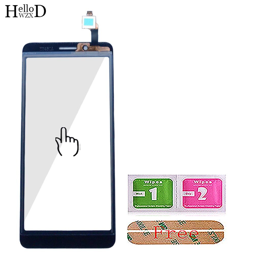 Cellulare tocco schermo per Alcatel 1C 2019 5003D tocco schermo Digitizer Lente del Pannello Anteriore del Sensore di Vetro Strumenti di 3M Colla salviette