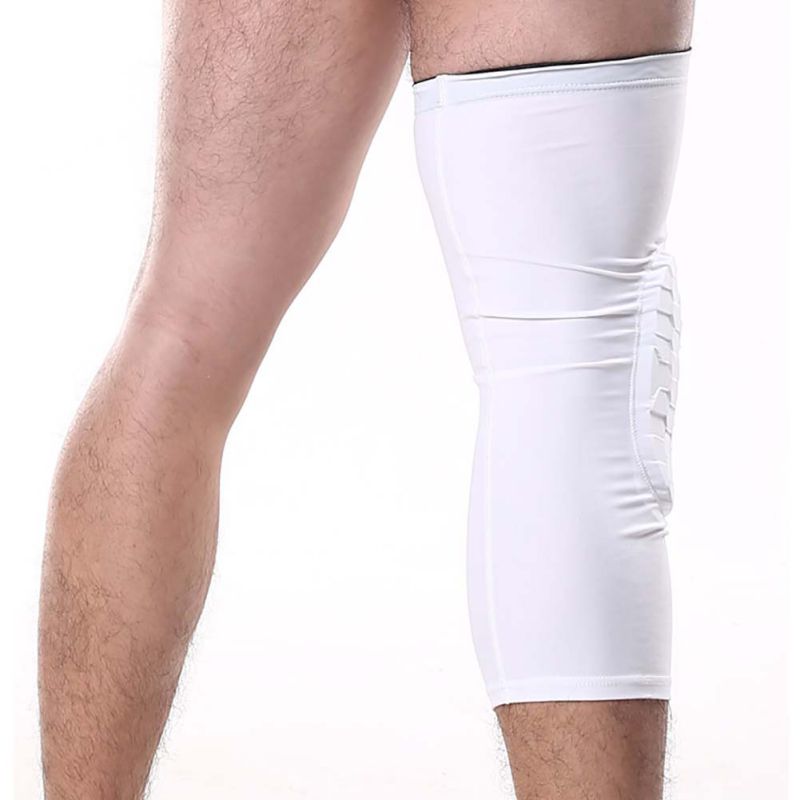1 Pc adulte hommes enfants sport basket-ball Pad jambe genou à manches longues protecteur Gear Crashproof jambières nouveauté