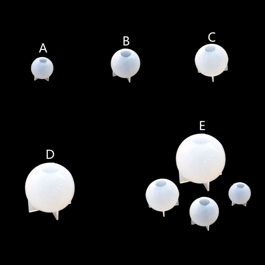 Globo de cielo con Luna, esfera cósmica, Bola de resina, molde colgante, Moldes de resina epoxi de silicona
