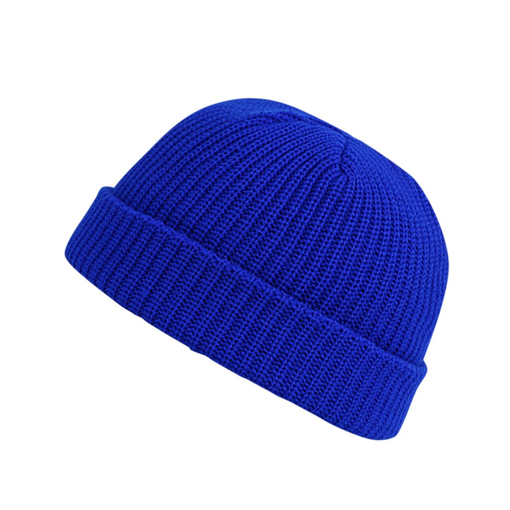 Gorros De lana para hombre y Mujer, gorros De invierno cálidos, casuales, De punto, De Color sólido, combina con todo, Unisex: DB