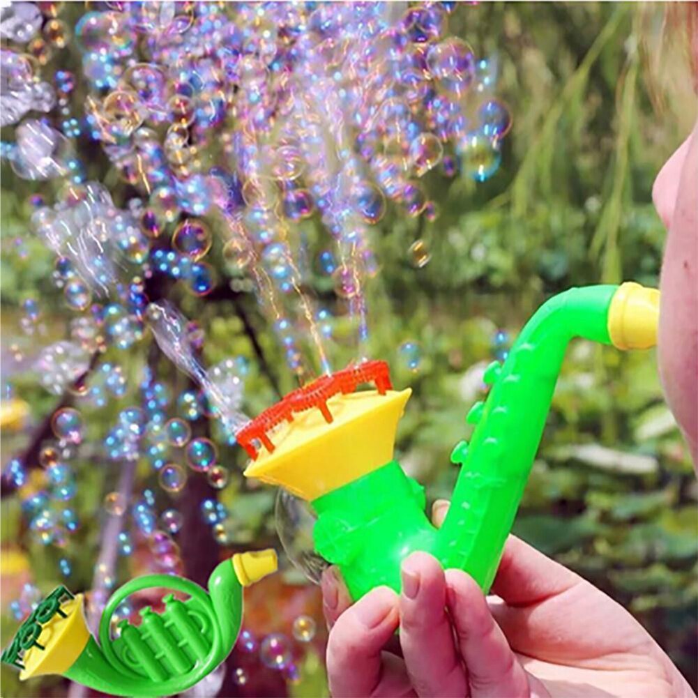 Zomer Leuke Bubble Multi-Gat Trompet Water Zeep Bellen Blazen Outdoor Kids Kinderen Speelgoed