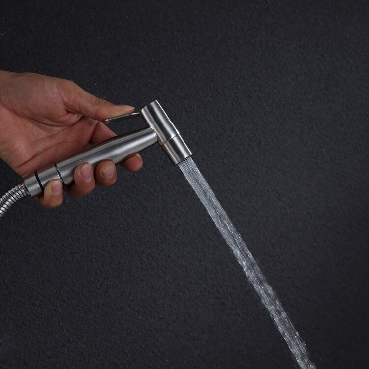 Stainless Steel Handheld Toilet bidet sprayer set Kit Hand Bidet faucet for Bathroom hand sprayer shower head self cleaning
