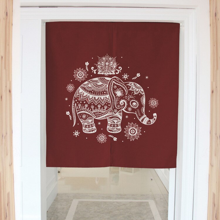 Kinesisk karpe dør gardin soverom kjøkken halv gardin skillevegg gardin japansk gardin noren feng shui gardin: 03 / 85 x 120cm