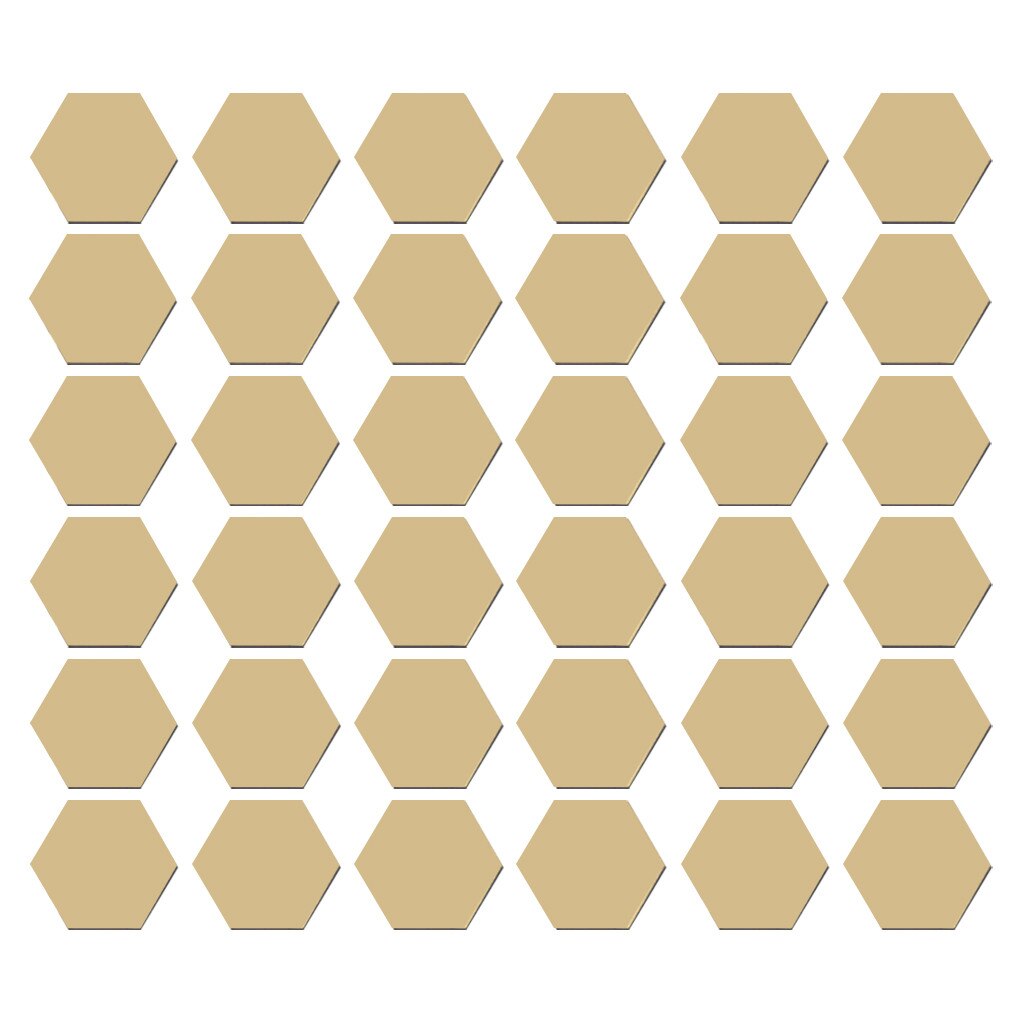 Mirror Stickers 3d Hexagon Mirror Sticker Crystal Wall Paper Wall Decal Living Room Bathroom Decoration Diy Art Wall Decor#y30: Gold