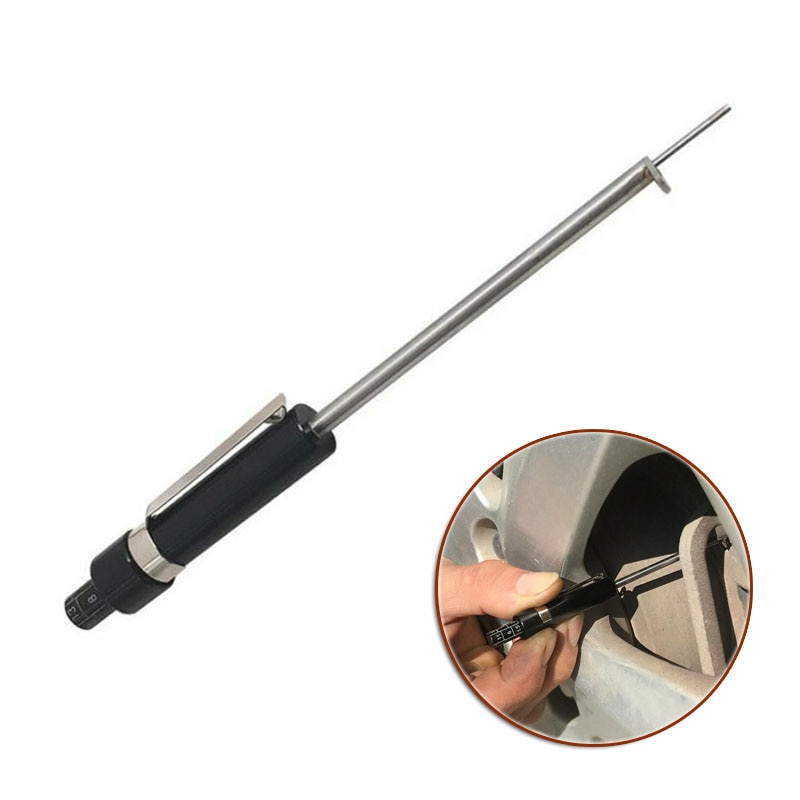 Car Brake pad Brake Pad Tester Tester Measuring Black Lightweight Portable 1*