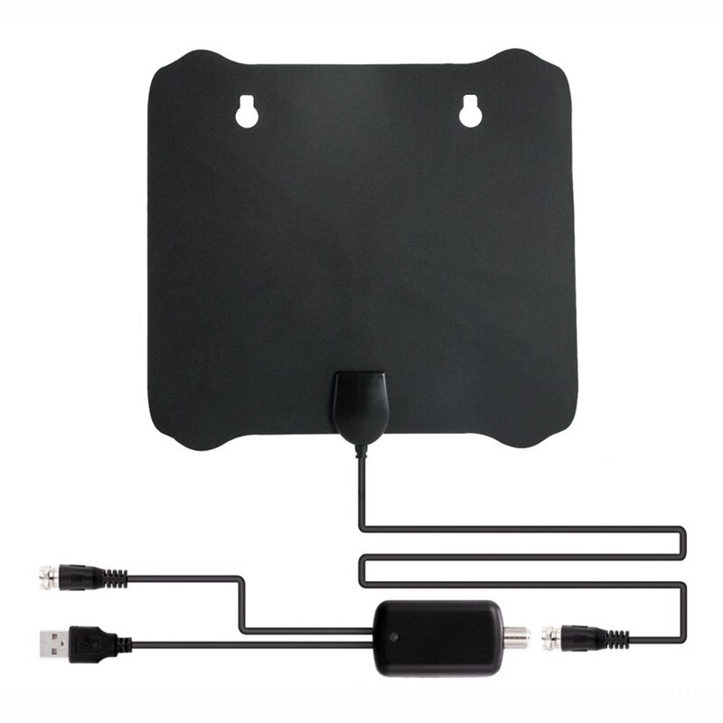 TV Antenna 25DB 4K HDTV Indoor Digital Antenna Perforated Panel with Amplifier TV Aerial: Default Title