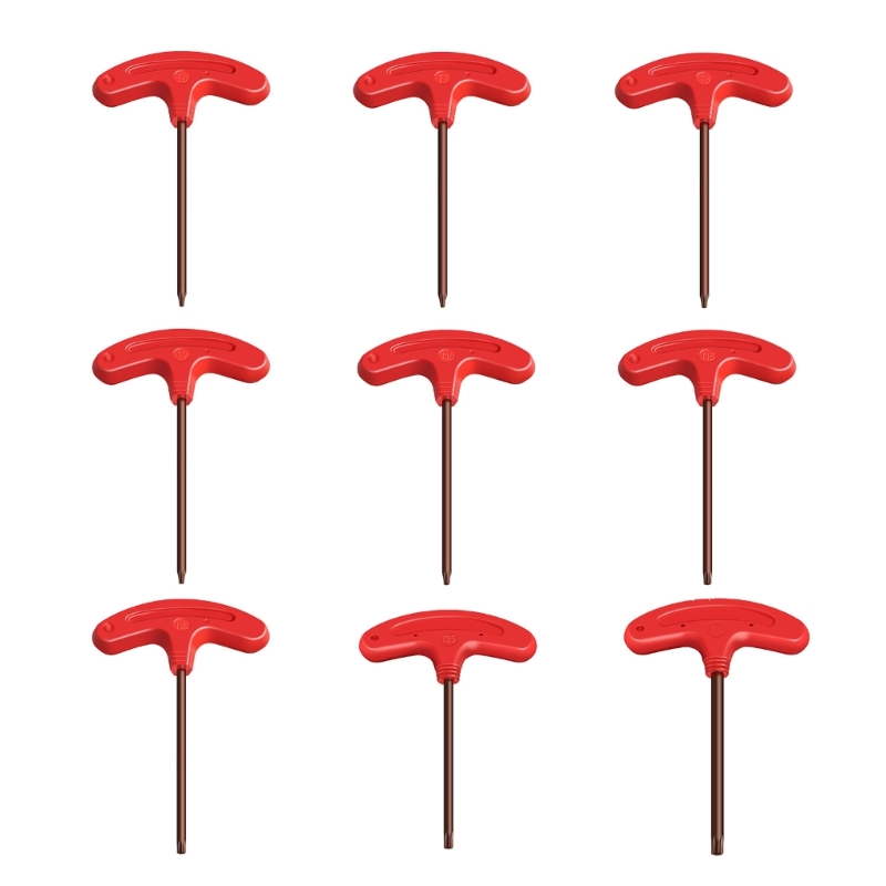 Kleine Torx-schroevendraaier T-greepsleutel Sleutelsleutel voor handboormachines Handgereedschap