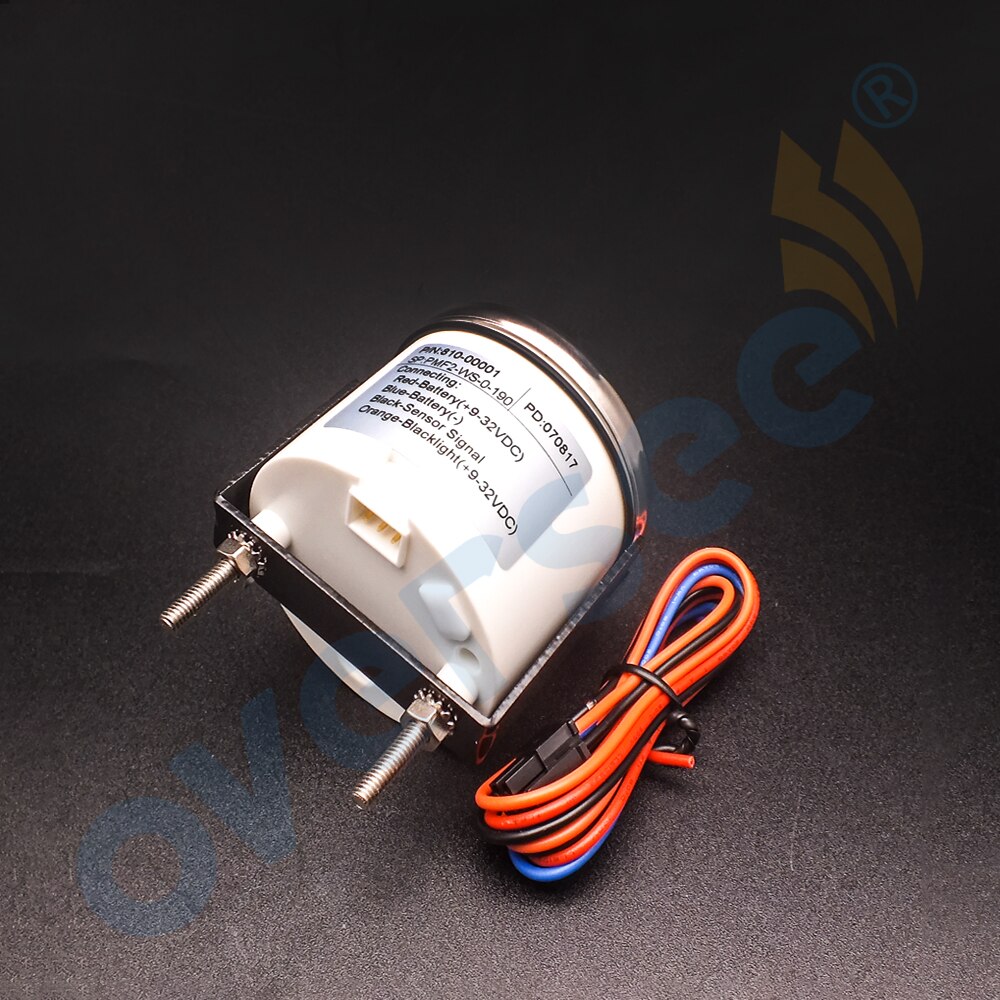 Inboard Outboard Universal Fuel Gauge Meter 810-00001 For Marine Boat Speed Boat Water Proof